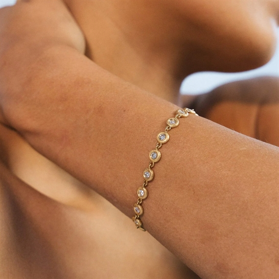 Dulong Glory Tennis Armbånd 0,11 Ct, 18K Guld